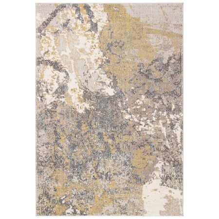 Safavieh 3 x 5 ft. Madison 400 Contemporary Rectangle Power Loomed Rug - Ivory & Gray MAD499A-3